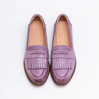 Preppy-style Tassel Fashion Brogue Shoes Round-toe Versatile Japanese-style Leather Shoes