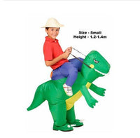 Inflatable dinosaur costume