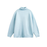 New Autumn Winter High-neck Knit Sweater For Men Japanese-style Vintage
