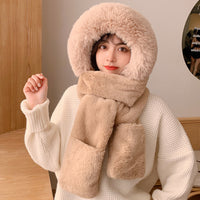 Cute Wool Knitted Hat With Warm Ear Protection