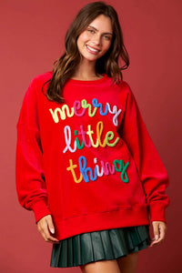 Letter-embroidered Hoodie For Women Casual Pullover Top