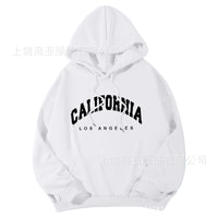 Hoodie With Letter Print Sweater
