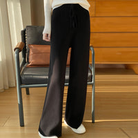 Elegant High-waisted Casual Straight-leg Pants For Women