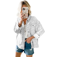 Cross Border Long-sleeved Coat Loose Bow Leisure Commute
