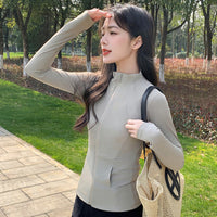 Ice Silk Sun Protection Clothing Women's Slim-fit UV-proof Tight Sports Jacket