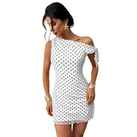 Sexy Polka Dot Women's Off-Shoulder Dress