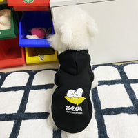 Autumn And Winter Dog Clothes Cartoon Cute