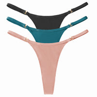 Low Waist Breathable Ice Silk Seamless Thin T Shape Underwear