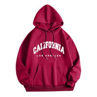 Hoodie With Letter Print Sweater
