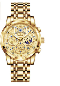 High-grade Waterproof Hollow Out Luxury Large Dial