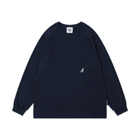 Loose Cotton Long Sleeves T-shirt Men's Design Sense