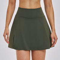 Athletic A-line Skirt With Anti-Exposure Design