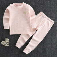 Autumn And Winter Children's Clothing Baby Cotton Autumn Clothes Long Trousers Suit