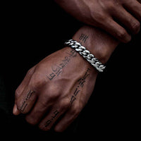 European And American Hip-hop Stainless Steel Cuban Chain