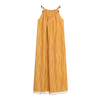 Sweet Fresh-style Spaghetti-strap Dress For Women