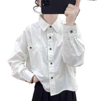 Retro Long-sleeved Women's Versatile Top