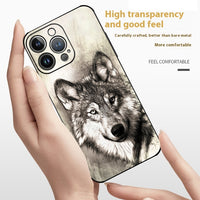 Phone Case Animal Soft Shell Tiger Owl Lion
