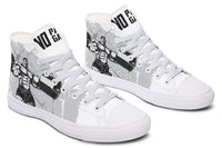 Printed Couple High-top Canvas Shoes