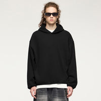 Thin Hoodie Loose And Simple Solid Color High Street