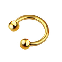 European And American Anti-allergy C- Shaped Horseshoe Ring Nose Stud