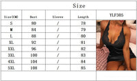 European And American Sexy Fashion V-neck Backless Lace Slip Nightdress