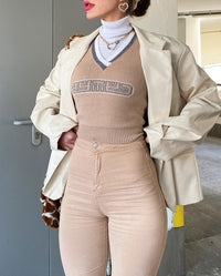 Autumn And Winter New Korean Style High Waist Women's Flared Pants