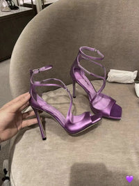 Personalized Satin High Heels For Women
