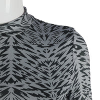 Printed Hip-lifting Long-sleeved Jumpsuit