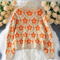 Autumnwinter Sweater Elegant Button Long Sleeve Knitted Cardigan Coat