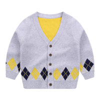 Children's V-neck sweater