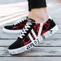 Camouflage Men's Canvas Shoes Korean Style Trendy Casual