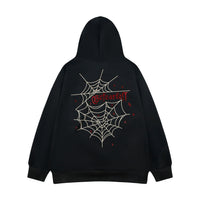 Retro Spider Couple Hooded Sweater
