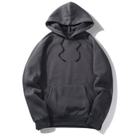 Loose Cool Blank Fleece Sweater Men's