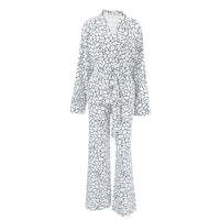 SpringSummer New Long-Sleeve Long-Pants Pajama Set For Women