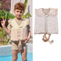 Beginner Anti-drowning Arm Floats Long White Silk Sleeves Life Jackets
