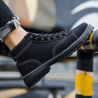 Men's British style casual high top Martin boots