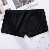Men's Ice Silk Thin Transparent Boxer Briefs