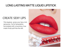 Non-sticky cup matte liquid lipstick set gift box