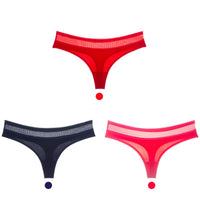 Cotton low-rise seamless women's briefs