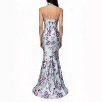 Fishtail Long Dress Figure-flattering And Slimming Evening Gown