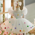 White Girl Super Fairy Puffy Gauze Princess Dress