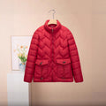 Women's Solid Color Short Thick Cotton Jacket