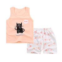 Children's cotton sleeveless vest