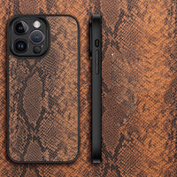Python-patterned Mobile Phone Case With Fine Holes To Prevent Falling