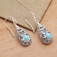 Retro Drop Earrings For Women With A Water-drop Design