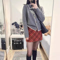 Retro Lapels Hand Crocheting Knitted Cardigan Jacket