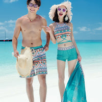 Men's New Couple Split Swimsuit