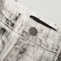 Men's Washed And Worn Jeans