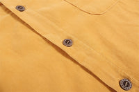 Embroidered Pocket Loose Shirt Summer Men