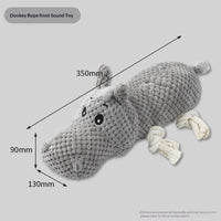 Chewing And Teeth-cleaning Plush Pet Toy With Sound